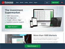 Tablet Screenshot of kawase.com